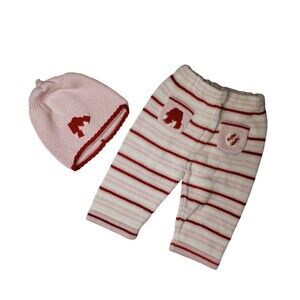 Purple Mountain MLB Boston Red Sox Baseball Knit Pants & Hat Set 18 MO